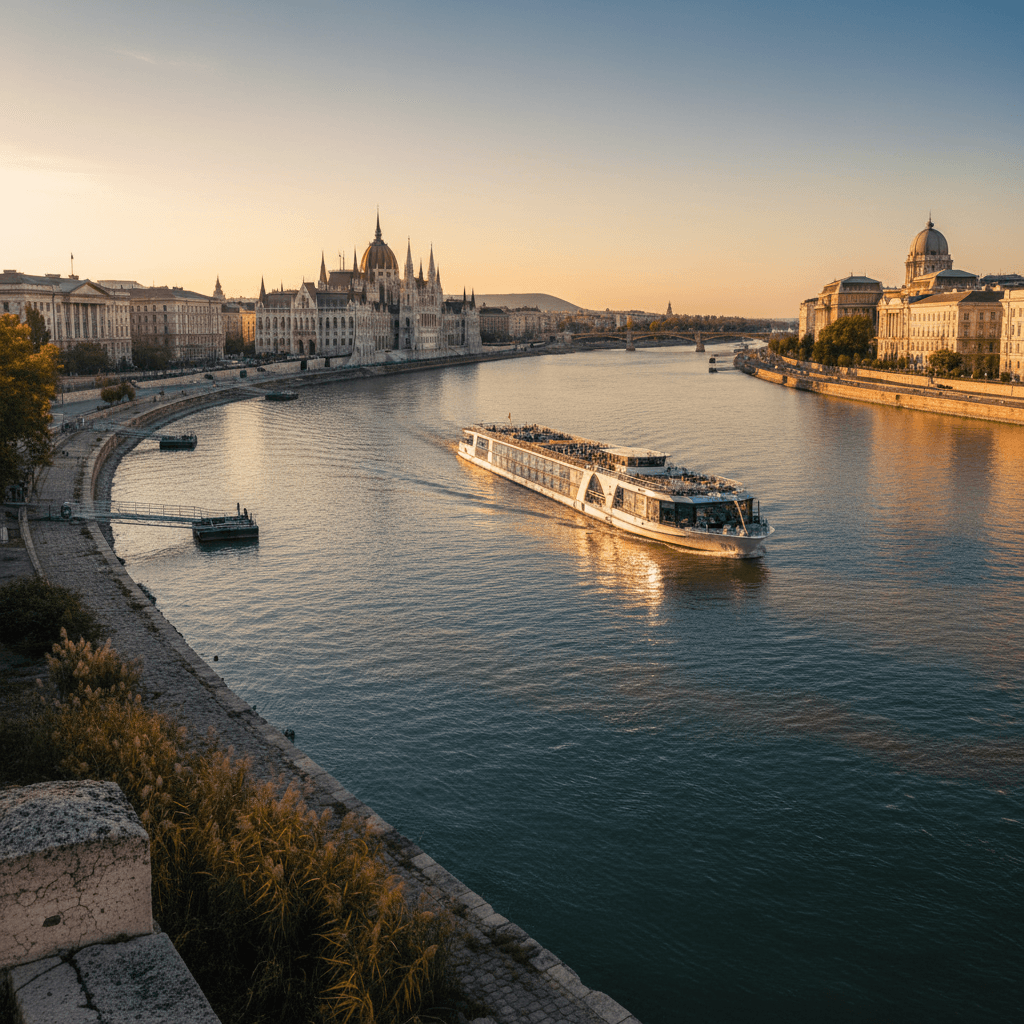Luxury river cruise on the Danube in Budapest